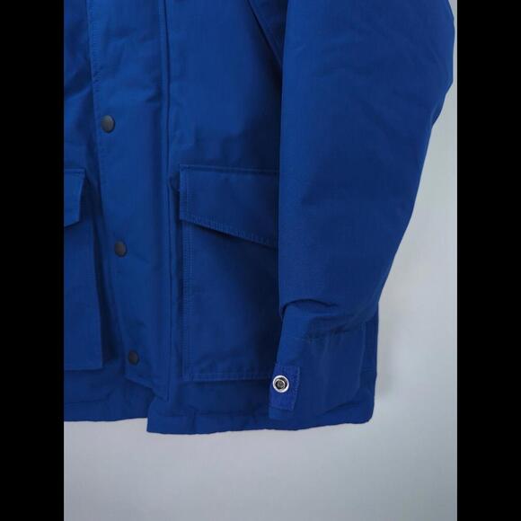 [SOLD] NWT WOOLRICH Men's Sz US L Arctic Down Parka Royal Blue GORETEX FUR HOOD - Picture 4 of 9